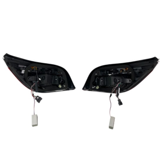 Πίσω φανάρια led για E60 (2003-2007) facelift look κόκκινα  - σετ 2τμχ.