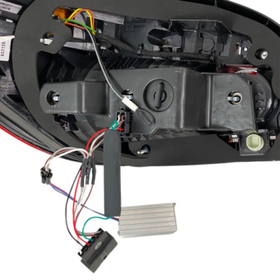 Πίσω φανάρια led για E60 (2003-2007) facelift look κόκκινα  - σετ 2τμχ.