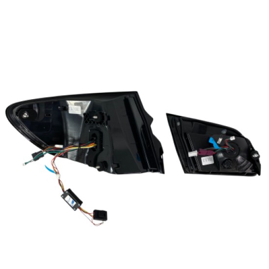 Πίσω φανάρια led για F10 sedan (2010-2013) G30 design φιμέ - σετ 2τμχ.