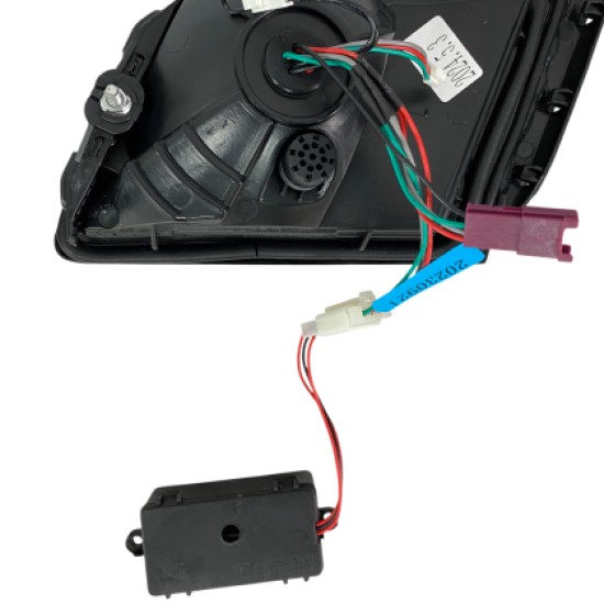 Πίσω φανάρια led για F10 sedan (2010-2013) G30 design φιμέ - σετ 2τμχ.