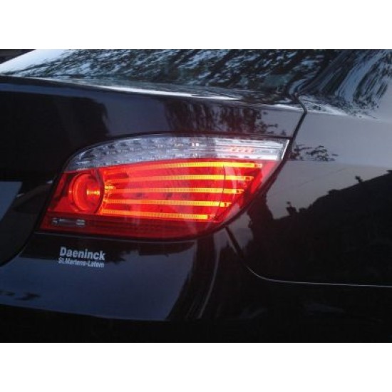 Πίσω φανάρια led για E60 (2003-2007) facelift look κόκκινα  - σετ 2τμχ.
