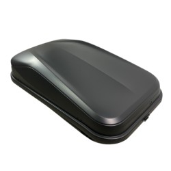 Μπαγκαζιέρα οροφής Junior Easy 145x94x40cm με μονόπλευρο άνοιγμα και κλειδί, 420 λίτρα - μαύρη