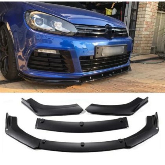 Spoiler εμπρός προφυλακτήρα για Volkswagen Golf 6 R20 - μαύρο γυαλιστερό Spoiler εμπρός προφυλακτήρα για Volkswagen Golf 6 R20 - μαύρο γυαλιστερό