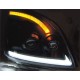 Φανάρια εμπρός Led Toyota Land Cruiser 120 (2003-2009) led - μαύρα , με λάμπες (Η7) - σετ 2τμχ.