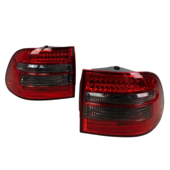 Πίσω φανάρια led για Porsche Cayenne (2003-2007) - φιμέ φλας - σετ 2τμχ.