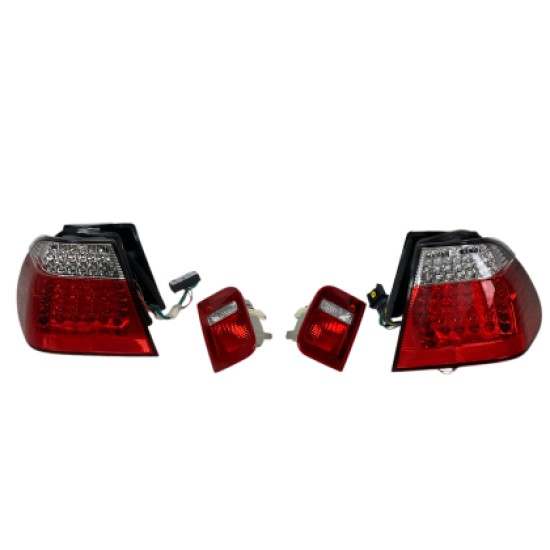 Πίσω φανάρια led για BMW E46 sedan (1998-2001) - chrome - σετ 2τμχ. Πίσω φανάρια led για BMW E46 sedan (1998-2001) - chrome - σετ 2τμχ.