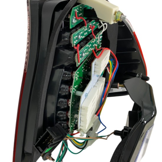 Πίσω φανάρια led για BMW E46 sedan (2001-2005) - chrome - σετ 2τμχ.