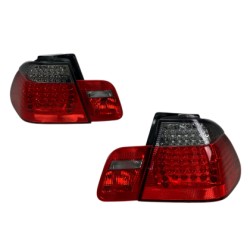 Πίσω φανάρια led για BMW E46 sedan (1998-2001) - φιμέ φλάς - σετ 2τμχ.