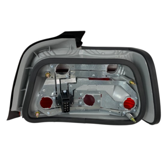 Πίσω φανάρια για BMW E36 (1991-1999)  4d sedan - χρωμίου - σετ 2τμχ.