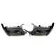 Φανάρια εμπρός Toyota Land Cruiser FJ90 (1996-2003) angel eyes - μαύρα , με λάμπες (Η1) - σετ 2τμχ.