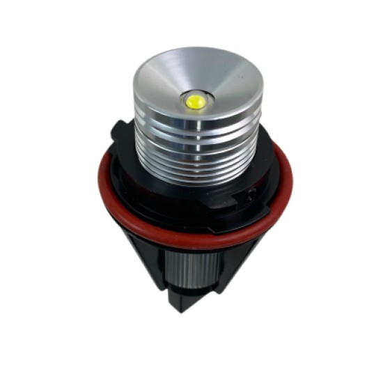 10W led για αυθεντικά angel eyes για BMW E39 / E60 / E53 X5 / E65 / E87 / E63 - λευκό χρώμα - 2τμχ.