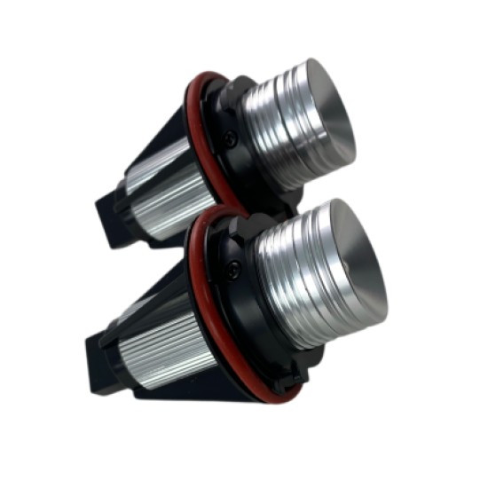 5W led για αυθεντικά angel eyes για BMW E39 / E60 / E53 X5 / E65 / E87 / E63 - κίτρινο χρώμα - 2τμχ.