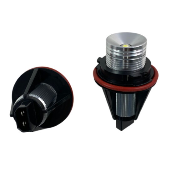 5W led για αυθεντικά angel eyes για BMW E39 / E60 / E53 X5 / E65 / E87 / E63 - κίτρινο χρώμα - 2τμχ.