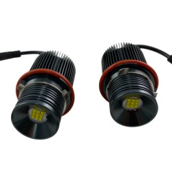 40W led για γνήσια angel eyes για BMW E39 / E60 / E53 X5 / E65 / E87 / E63 - λευκό χρώμα - 2τμχ.
