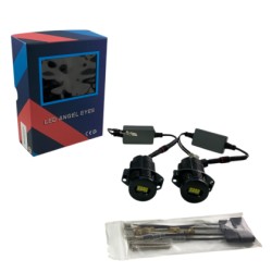 80W led για γνήσια angel eyes για BMW E90 / E91 - λευκό χρώμα - 2τμχ.