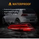 Πίσω φανάρια led Vw Golf 7 / 7.5 GTI / R design (2014-2021) με τρέχουμενο φλας, κόκκινα - σετ 2τμχ.