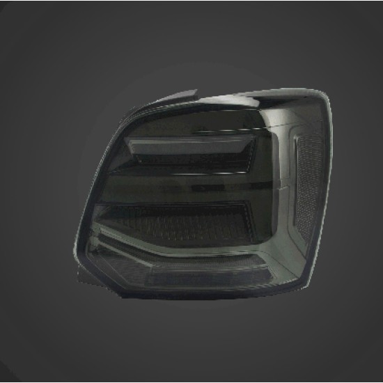 Πίσω φανάρια led Vw Polo (2009-2017) GTI / R design με τρέχουμενο φλας, φιμέ- σετ 2τμχ.