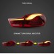 Πίσω φανάρια led BMW F32 / F33 / F36 / F82 / F83 (2014-2020) GTS design με τρέχουμενο φλας, κόκκινα - σετ 2τμχ.