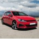 Φανάρια εμπρός Vw Golf 7.5 (2018-2021) led Silver line design, μαύρα, χωρίς λάμπες (D2S/H7) - σετ 2τμχ.