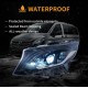 Φανάρια εμπρός Mercedes Vito W447 (2016-2023) led Matrix, μαύρα με DRL - σετ 2τμχ.