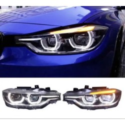 Εμπρός φανάρια led για F30 (2011-2016) facelift design - σετ 2τμχ.