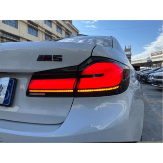Πίσω φανάρια led BMW G30 (2017-2020) - facelift design smoke