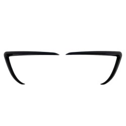 Πρόσθετα εμπρός προφυλακτήρα γύρω από τα προβολάκια για Tesla Model 3 (2017-2022) Aero Style - μαύρα γυαλιστερά