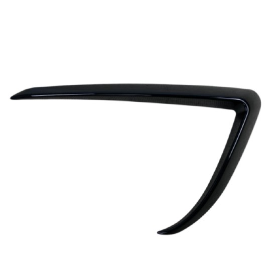 Πρόσθετα εμπρός προφυλακτήρα γύρω από τα προβολάκια για Tesla Model 3 (2017-2022) Aero Style - μαύρα γυαλιστερά