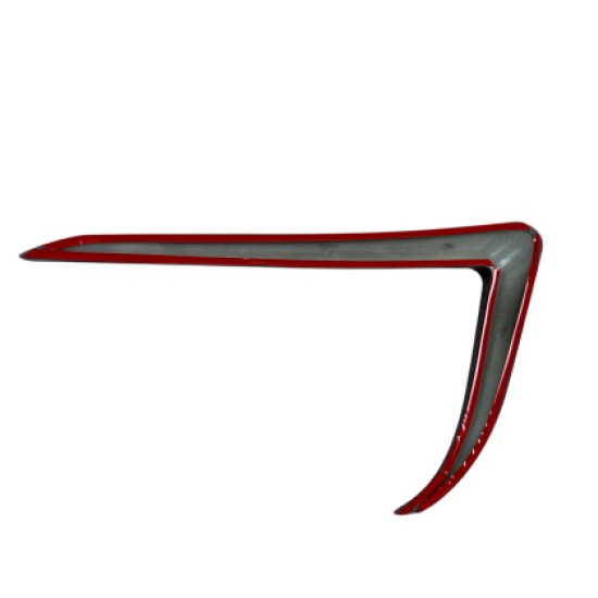 Πρόσθετα εμπρός προφυλακτήρα γύρω από τα προβολάκια για Tesla Model 3 (2017-2022) Aero Style - μαύρα γυαλιστερά