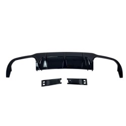 Diffuser πίσω προφυλακτήρα για Mercedes W204 C-Class (2007-2013) C63 AMG Style - μαύρο γυαλιστερό