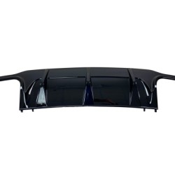 Diffuser πίσω προφυλακτήρα για Mercedes W204 C-Class (2007-2013) C63 AMG Style - μαύρο γυαλιστερό