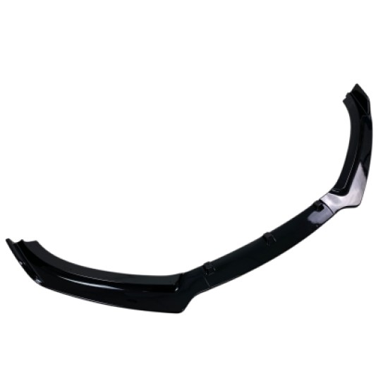 Spoiler εμπρός προφυλακτήρα για Audi A4 B8 (2008-2012) - μαύρο γυαλιστερό