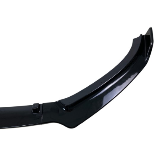 Spoiler εμπρός προφυλακτήρα για Audi A4 B8 (2008-2012) - μαύρο γυαλιστερό