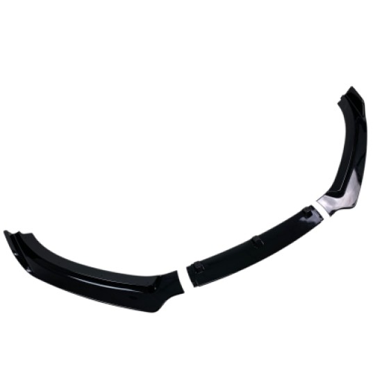 Spoiler εμπρός προφυλακτήρα για Audi A4 B8 (2008-2012) - μαύρο γυαλιστερό