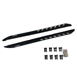 Σκαλοπάτια Peugeot 5008 (2017-2023) - μαύρα 2τμχ.