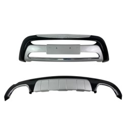 Bull - bar Hyundai Santa Fe (2010-2012) - μαύρα - σετ εμπρός και πίσω