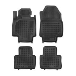 Λαστιχένια πατάκια Toyota RAV4 (2018+) with manual gearbox, 4x4 (AWD), 2x4 (FWD) τύπου σκαφάκι - 4τμχ., Rezaw Plast