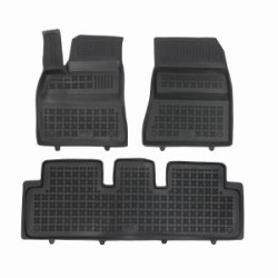 Λαστιχένια πατάκια Tesla Model 3 (2023+) with heat pump, RWD τύπου σκαφάκι - 3τμχ., Rezaw Plast