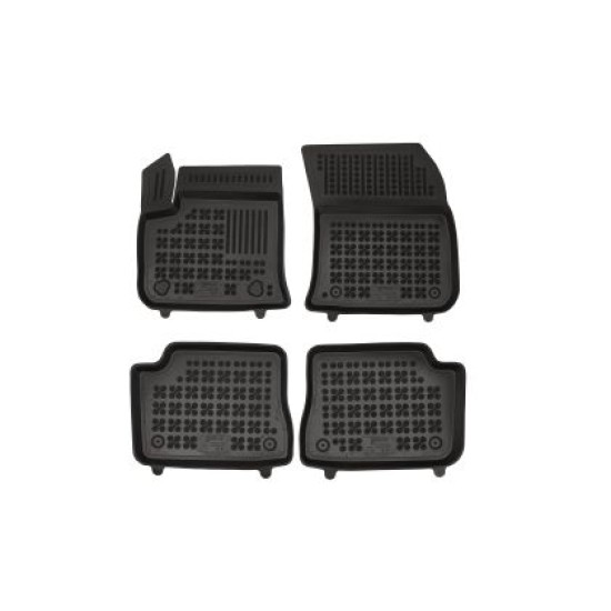 Λαστιχένια πατάκια Jeep Avenger (2022+) electric / Opel Corsa-e (2019+) / Mokka-e (2020+) / Peugeot e-208 (2019+) τύπου σκαφάκι - 4τμχ., Rezaw Plast