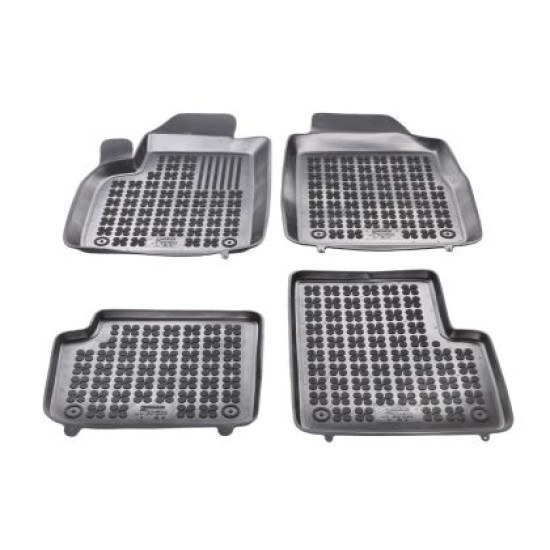 Λαστιχένια πατάκια Fiat 500 Hybrid (2020+) except electric τύπου σκαφάκι - 4τμχ., Rezaw Plast