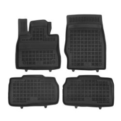 Λαστιχένια πατάκια Ford Explorer Hybrid (2020+), 4x4 (AWD) τύπου σκαφάκι - 4τμχ., Rezaw Plast