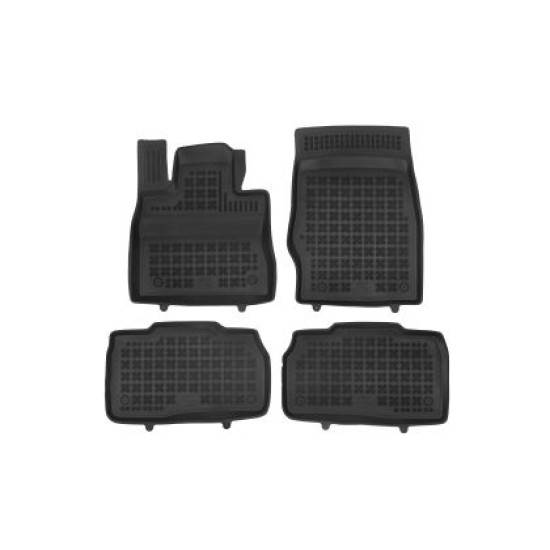 Λαστιχένια πατάκια Ford Explorer Hybrid (2020+), 4x4 (AWD) τύπου σκαφάκι - 4τμχ., Rezaw Plast