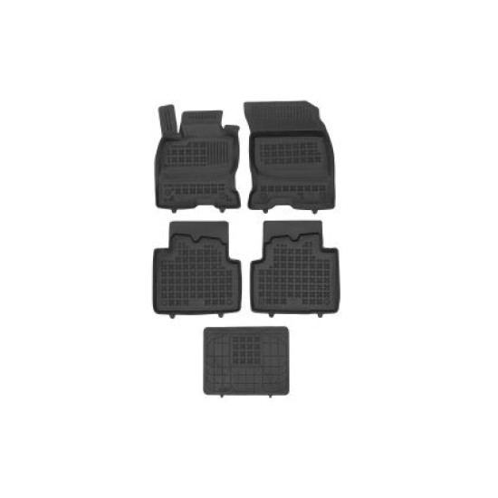 Λαστιχένια πατάκια Ford Kuga Hybrid (2019+) τύπου σκαφάκι - 5τμχ., Rezaw Plast