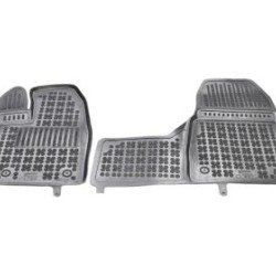 Λαστιχένια πατάκια Ford Tourneo Custom (2018+) version Titanium, 2 passenger with automatic gearbox, with an extra material on the driver side τύπου σκαφάκι - 1τμχ., Rezaw Plast