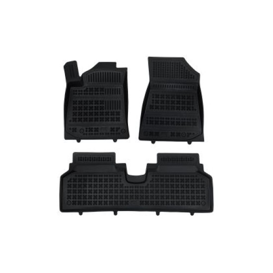 Λαστιχένια πατάκια Kia Niro EV Electric (2022+) τύπου σκαφάκι - 3τμχ., Rezaw Plast