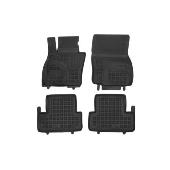 Λαστιχένια πατάκια Mazda CX-60 (2022+) Hybrid, Mild Hybrid, 4x4 (AWD), 2x4 (RWD) τύπου σκαφάκι - 4τμχ., Rezaw Plast