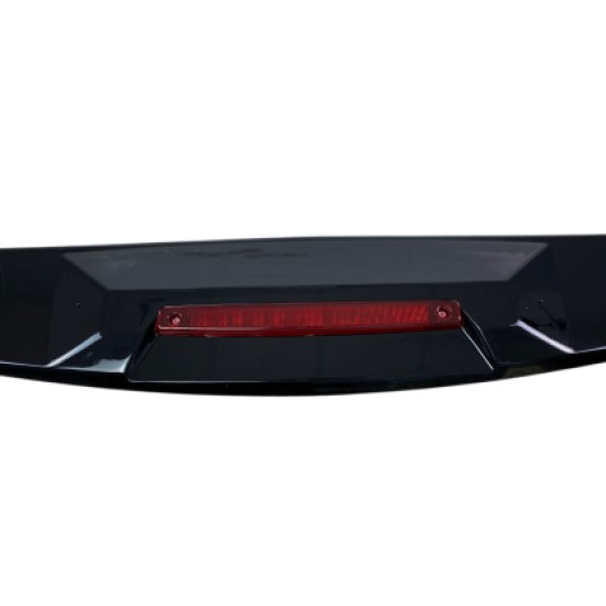 Αεροτομή οροφής universal 78cm με τρίτο στοπ και μήκος εγκατάστασης 65cm - μαύρη γυαλιστερή