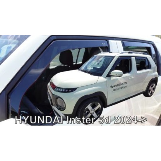Ανεμοθραύστες Hyundai Inster (2024+) - 4τμχ. εμπρός και πίσω, Heko