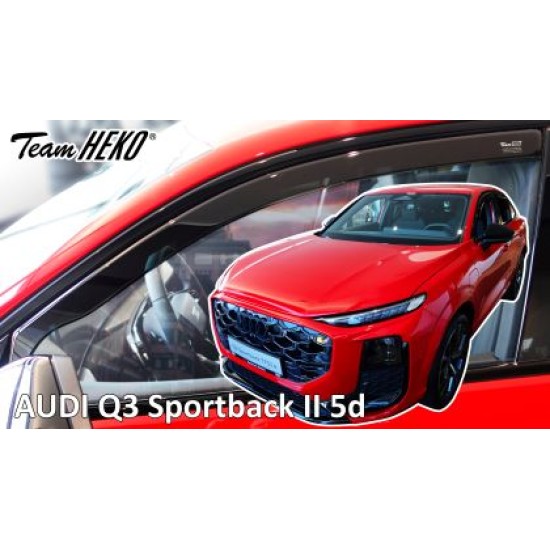 Ανεμοθραύστες Audi Q3 Sportback (2025+) - 2τμχ. εμπρός, Heko