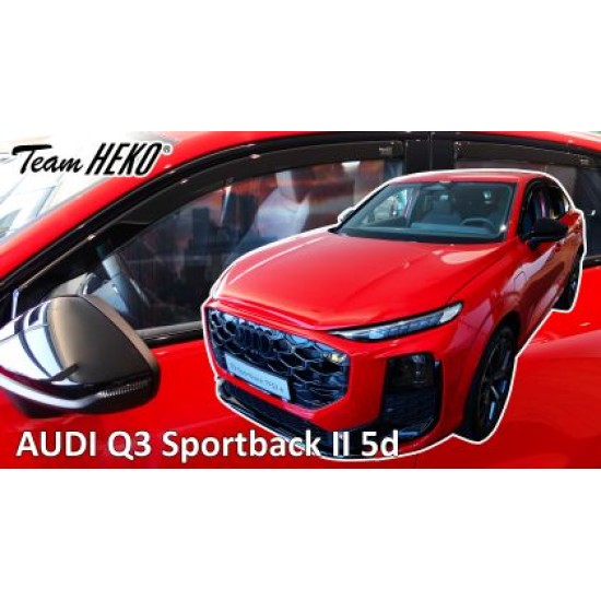 Ανεμοθραύστες Audi Q3 Sportback (2025+) - 4τμχ. εμπρός και πίσω, Heko
